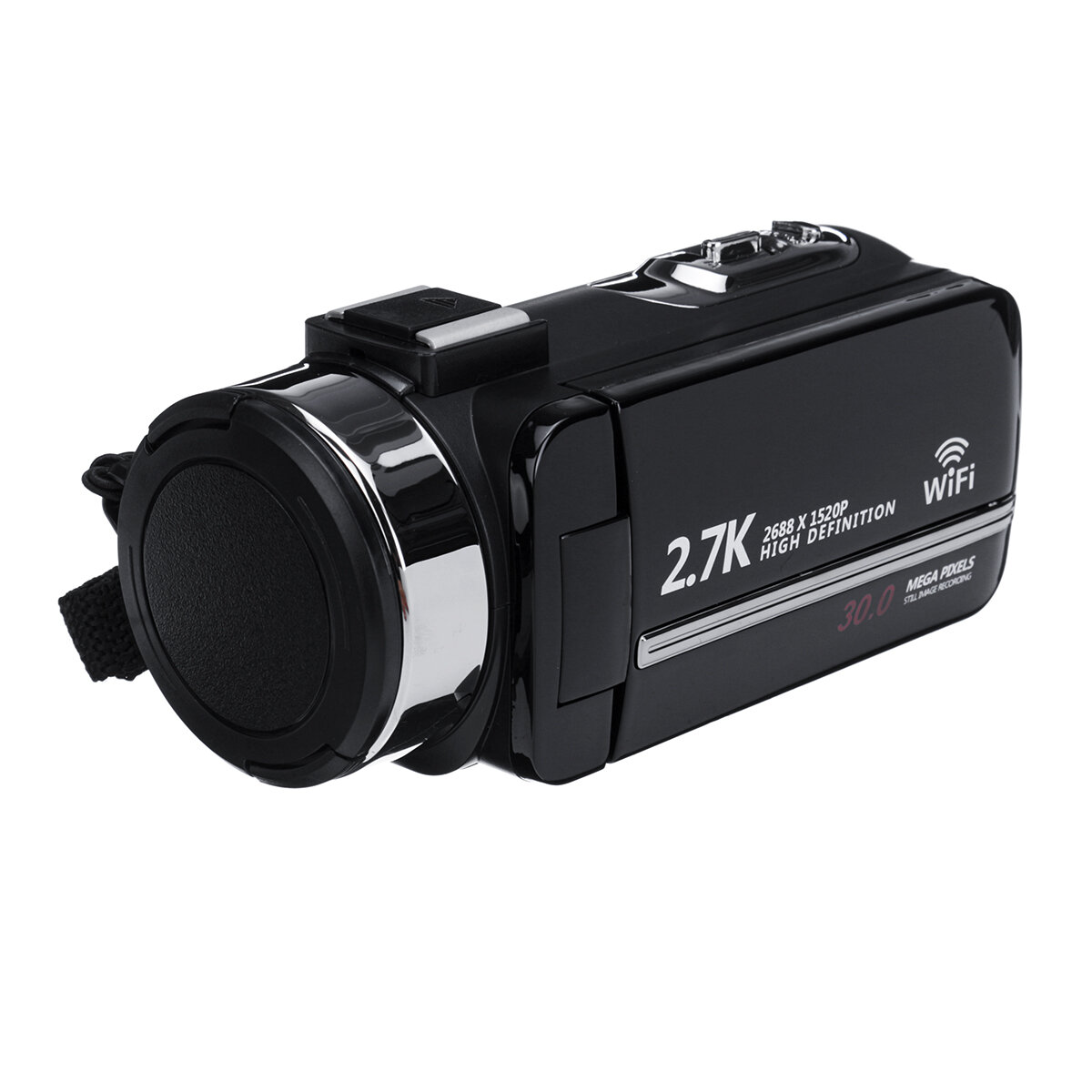 

UHD 2.7K 1080P 30MP 16X Zoom 3-дюймовый сенсорный экран LCD Цифровая видеокамера WiFi IR Видео ночного видения DV камера