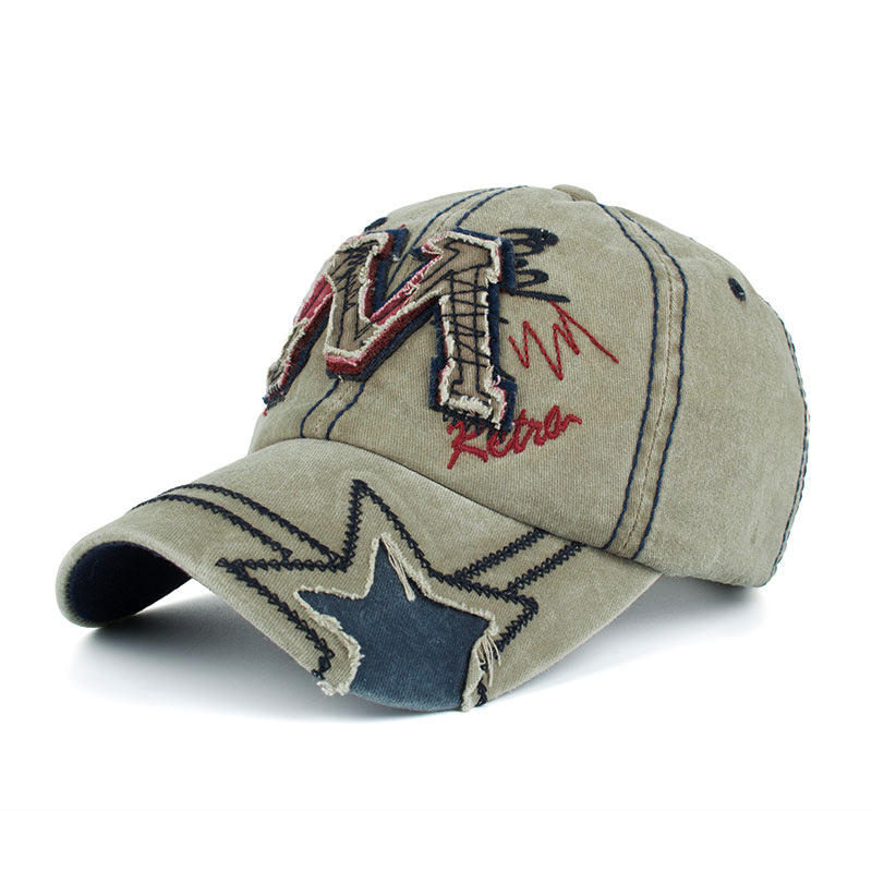 

Men Women Washed Cotton Adjustable Sun Baseball Hats Dad Cap