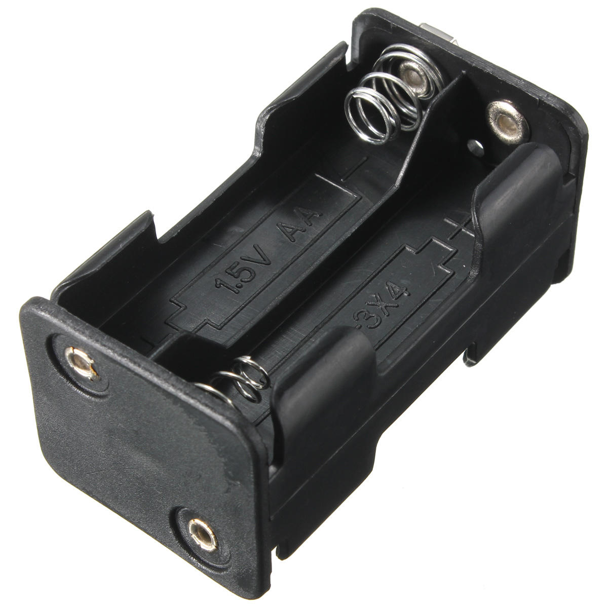 

3pcs 4-Slot 4 x AA Battery Holder Back To Back Holder Case Box