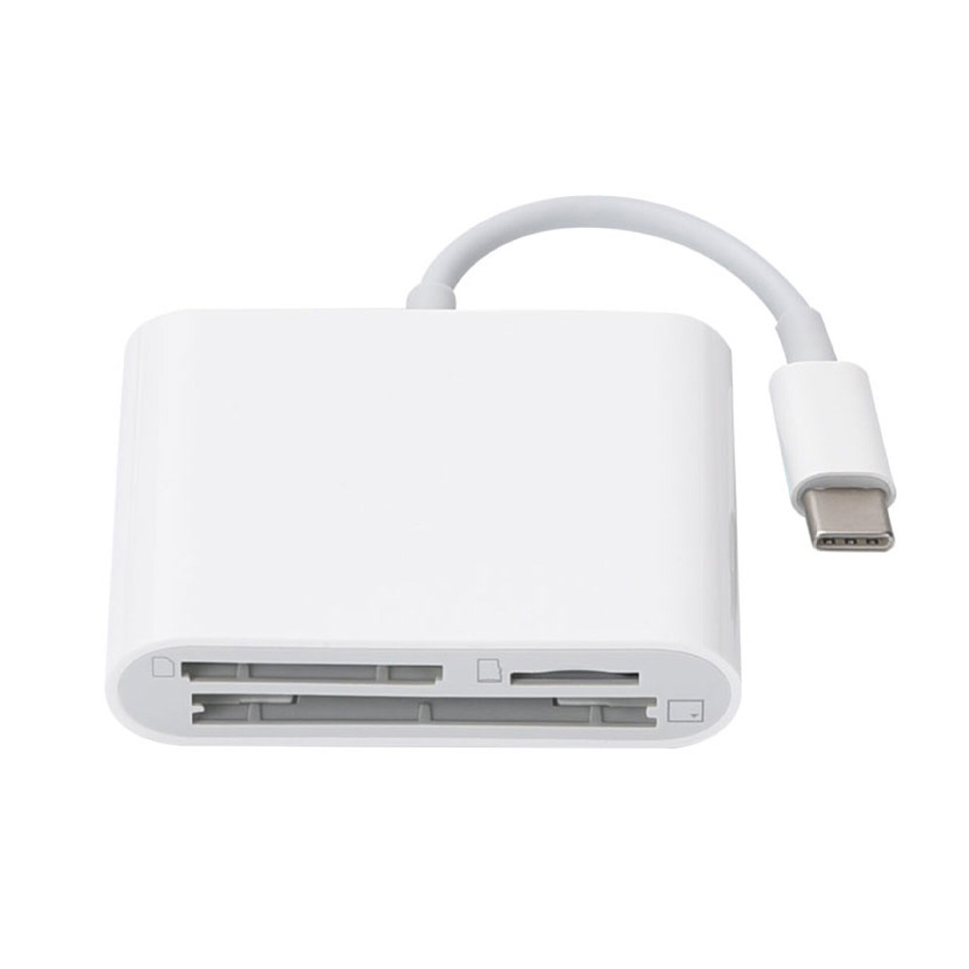 

Многофункциональное устройство чтения карт памяти SKYLETTE 3-в-1 USB-C для SD/TF/CF для iMac/для iPad/Macbook