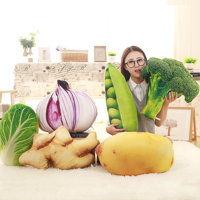 

KC креативная имитационная овощная подушка, брокколи, картофель, китайская капуста, подушки, плюшевая игрушка