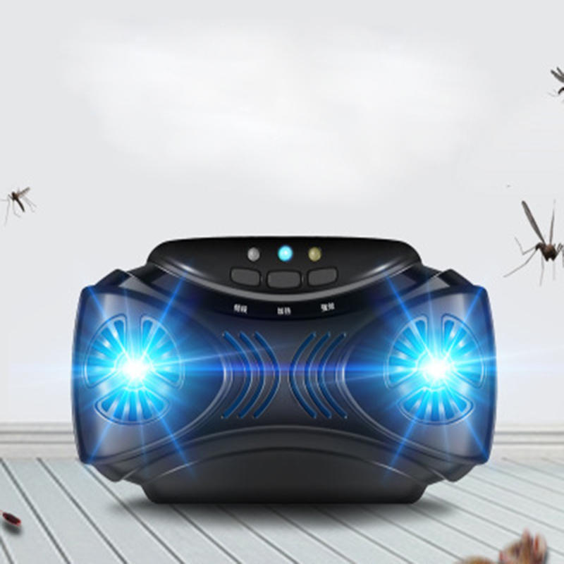 

Отпугиватель животных Ультразвуковой отпугиватель мышей от насекомых USB электронный убийца комаров звук свет комбиниров