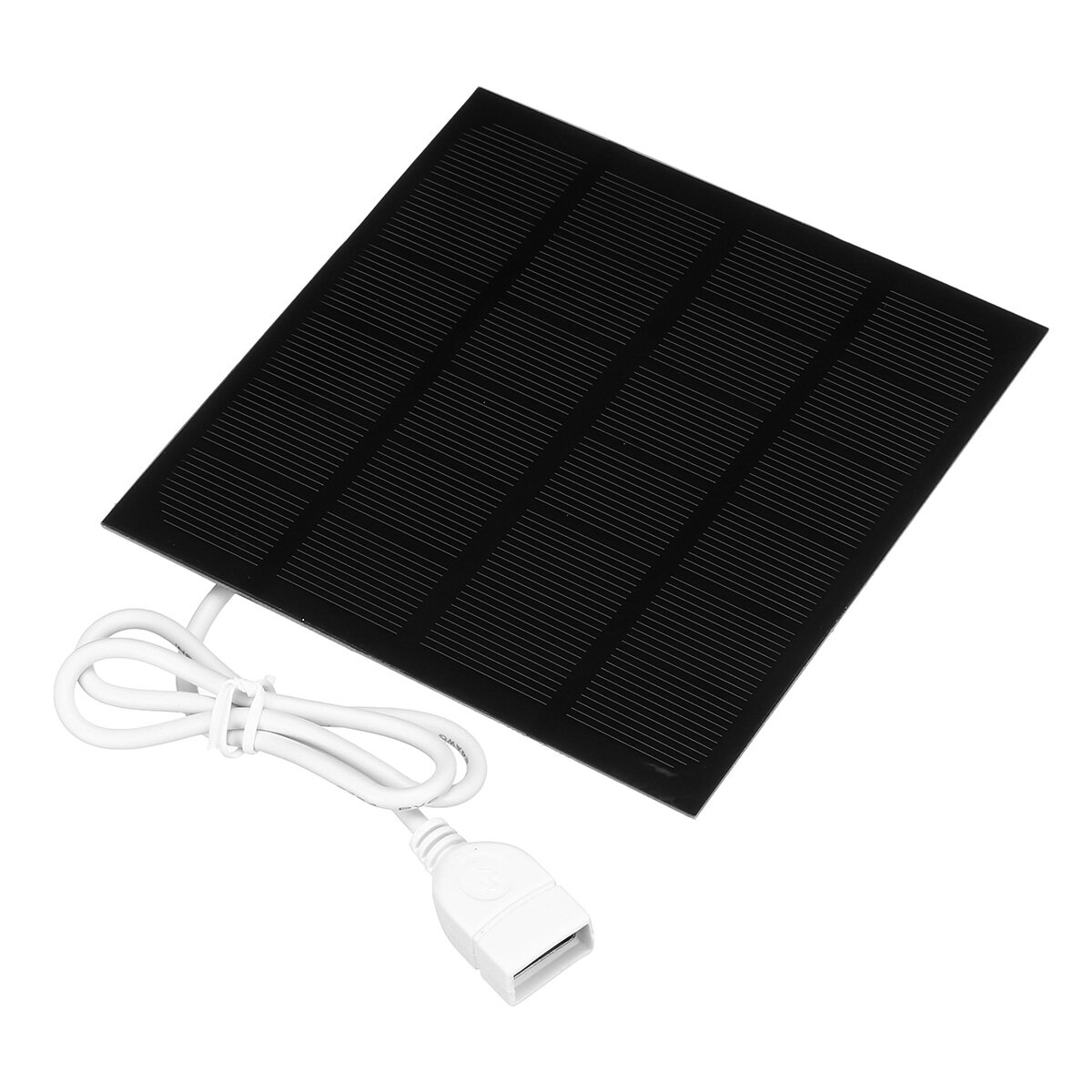 

6V 2W Солнечная Панельное зарядное устройство Монокристаллический USB Солнечная Сотовый телефон Мобильный повер банк Зар