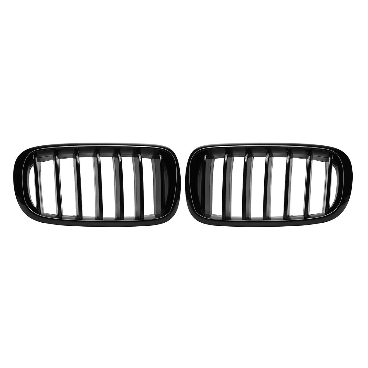 

One Пара Авто Глянцевая черная передняя решетка решетки для почек для BMW X5 F15 X6 F16 2014-2017