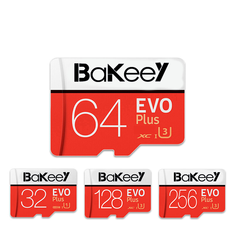 

Bakeey BK-TF4 EVO + Memory TF Flash Карта SDHC 16G / 32G SDXC 64GB 128 ГБ Карта памяти Class10 C10 UHS-I TF / SD-карты с