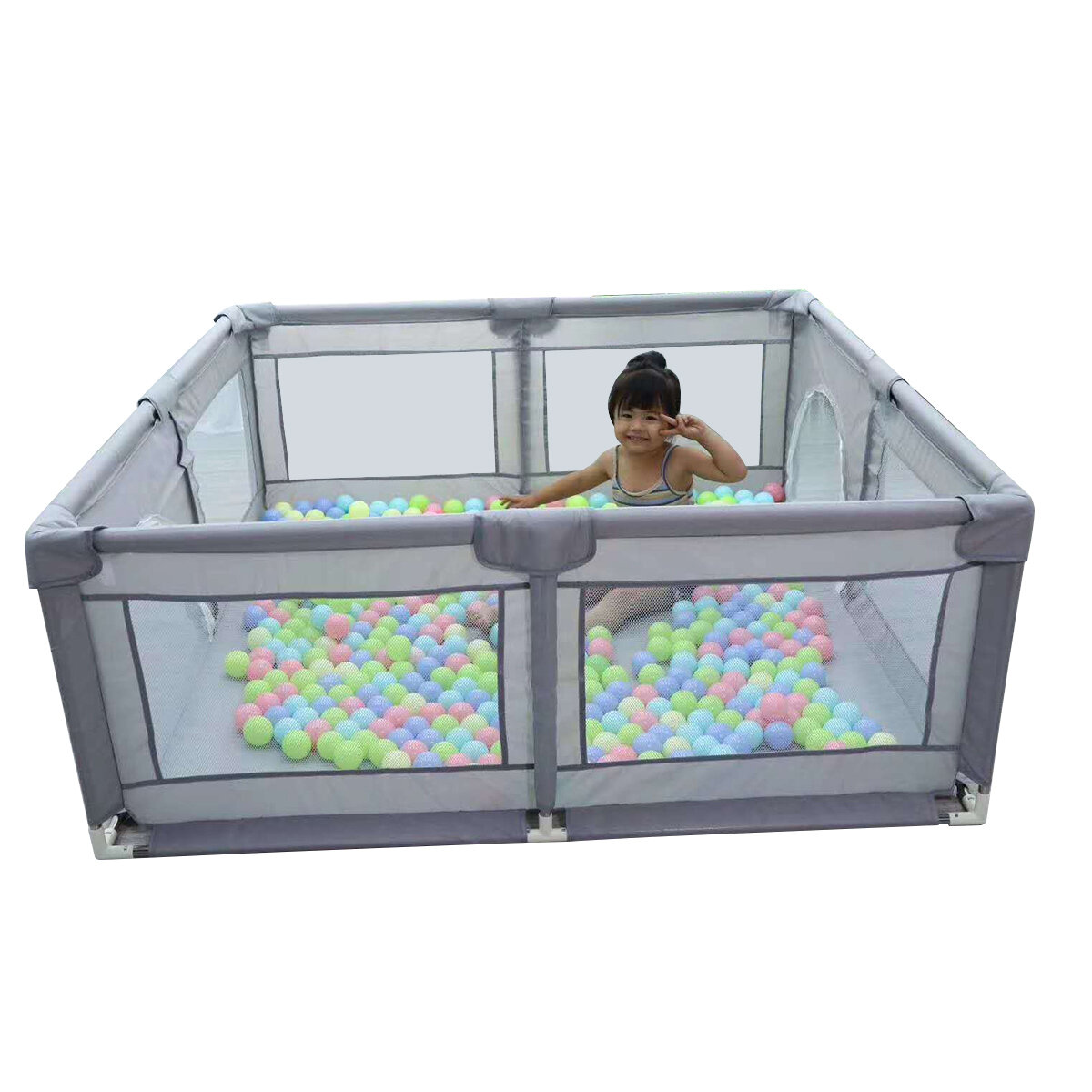 

Bioby 1,5X1,5 м детская игровая площадка мебель детский манеж кровать барьеры безопасность модульный складной детский па