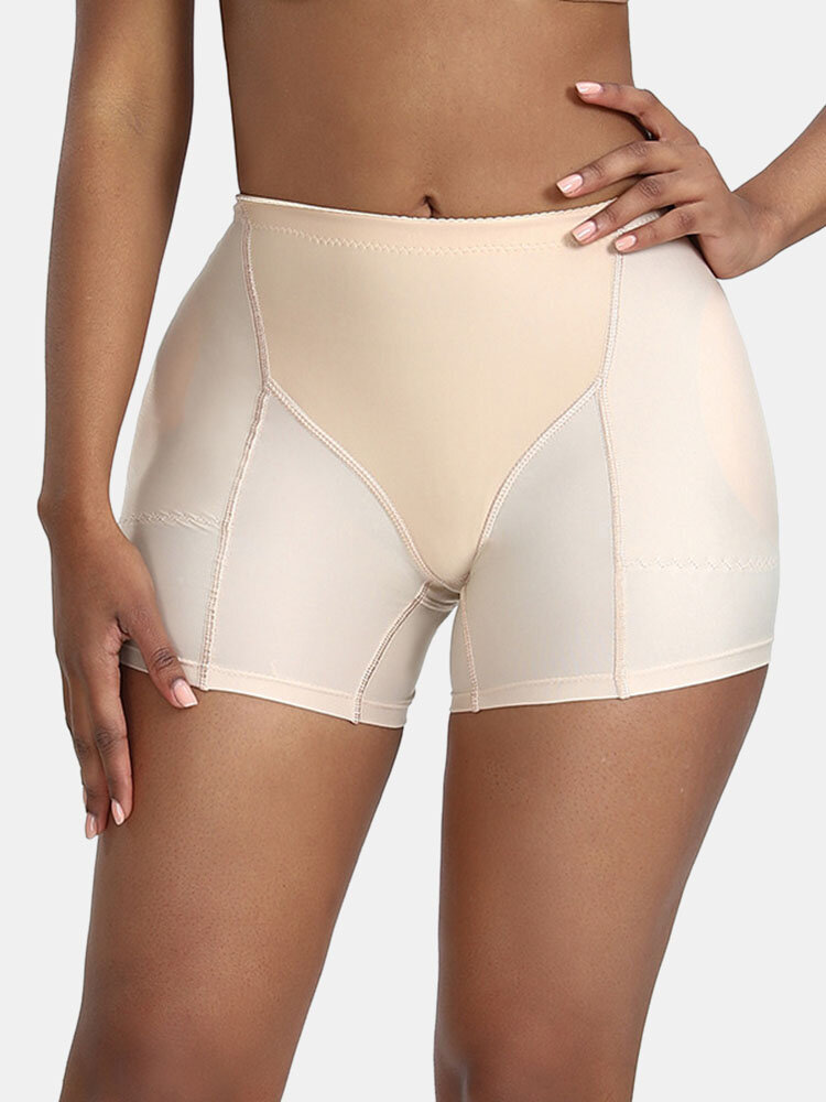 

Женщины Butt Lifter Plump Crotch Padded Bum Breathable Seamless Panty Shapewear
