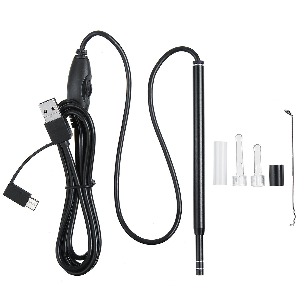 

3 In1 6LEDs USB Earpick 5.5mm Ear Intraoral Oral Camera Waterproof Ear Care