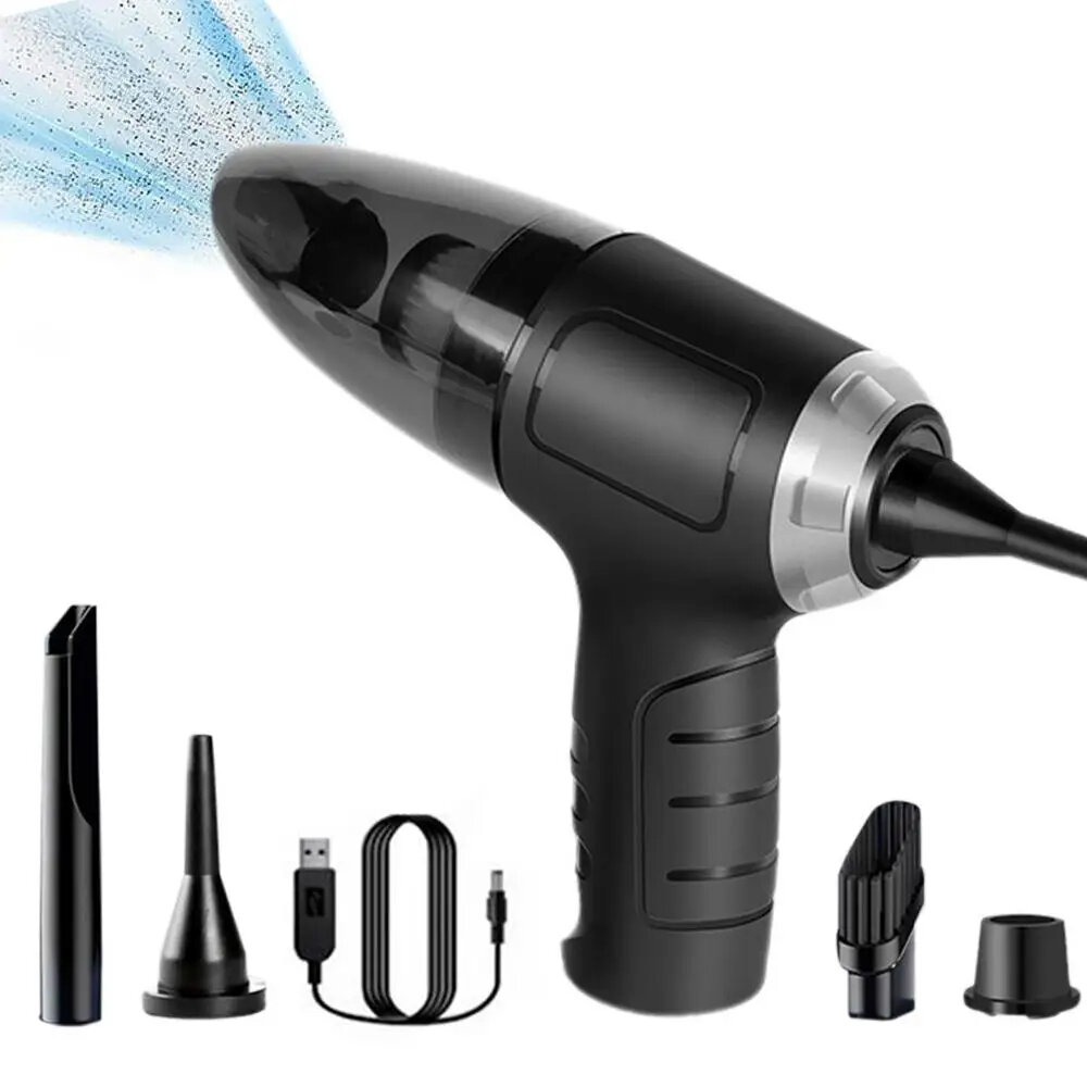 

3-in-1 Cordless Handheld Car Vacuum Cleaner Powerful Multi-functional Dust Blower Mini Handy Vacuum With Strong Suction