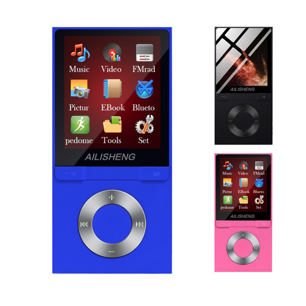 

K35 Portable 1.8 Inch TFT Screen 8GB bluetooth MP4 Player HiFi MP3 Music Player Audio Video Player Support Pedometer FM