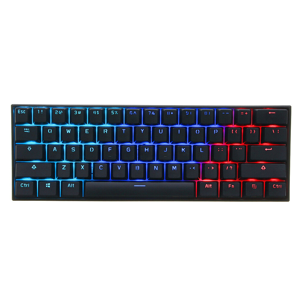 

[Gateron Выключатель] Anne Pro 2 Механический Клавиатура 61 клавиша 60% NKRO bluetooth 4.0 / 5.0 Type-C RGB Gaming Клави