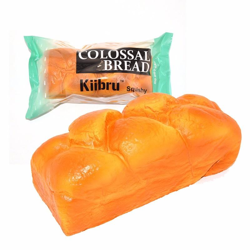 

Kiibru Squishy Colossal Bread Licensed Super Slow Rising 20*8.5*9cm Creative Fun Christmas Gift