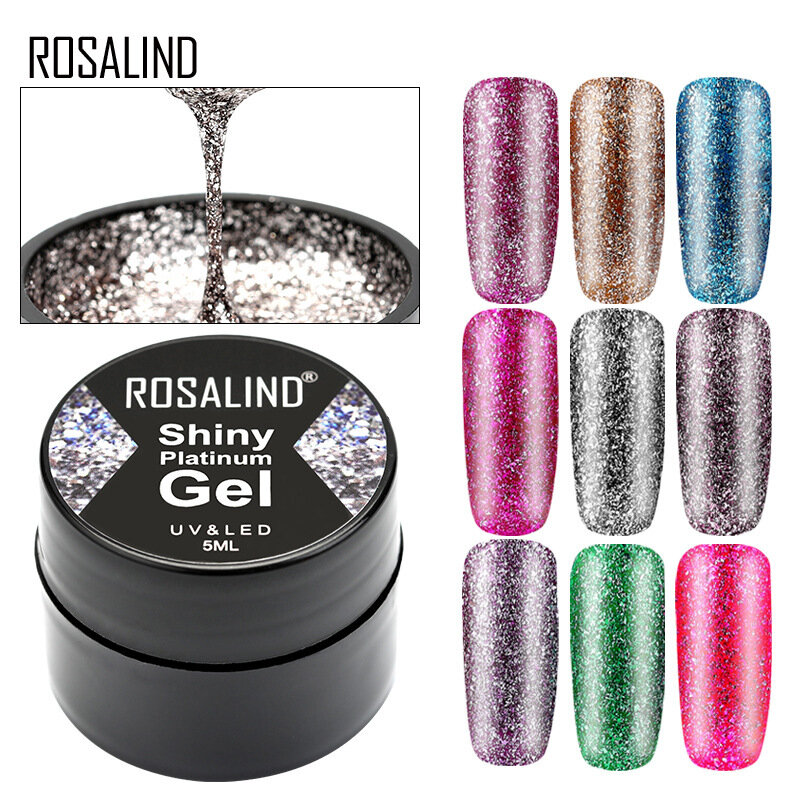 

Rosalind Shiny Style Painted Nail Polish 5ml for UV LED Lamp