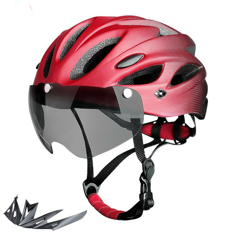 

2023 Новая мода Легкий велосипедный шлем с LED задним фонарем Велосипедная головка для горного шоссейного велосипеда Без