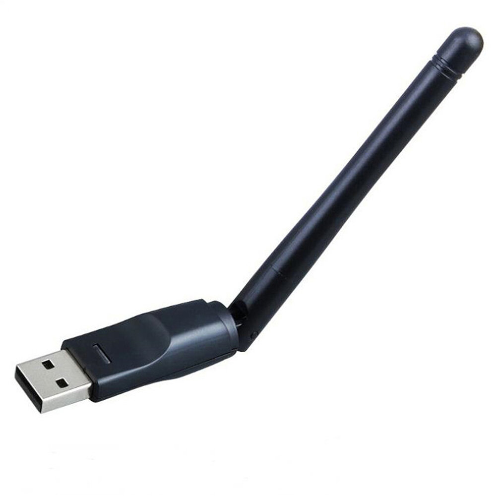 

150 Мбит / с USB WiFi адаптер 2,4 ГГц Беспроводная сетевая карта WiFi Приемник Dongle 2DBi Антенна 802.11 b / g / n Подд