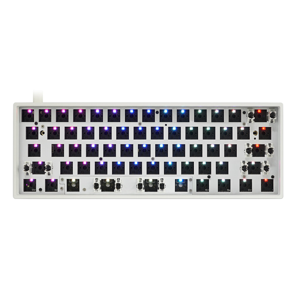 

SKYLOONG GK61X GK61XS Keyboard Kit Hot Swappable 60% RGB Wired bluetooth Dual Mode PCB Mounting Plate Case Keyboard Cust