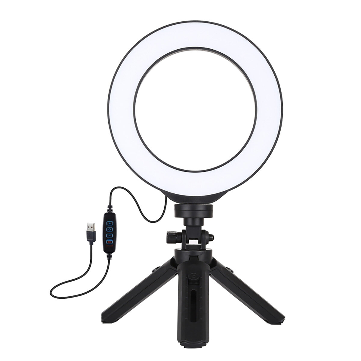 

Ring Light Led Lamp with Tripods 3 Colors Telescopic Tripods Flashes Selfie Lights for iPhone Xiaomi Huawei