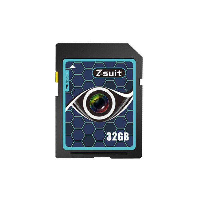

Z-SUIT FWSD02 SD-карта памяти 8GB / 16GB/32GB/64GB / 128GB Водонепроницаемы C10 Высокоскоростная 4K UHD SD-карта MP3 MP4