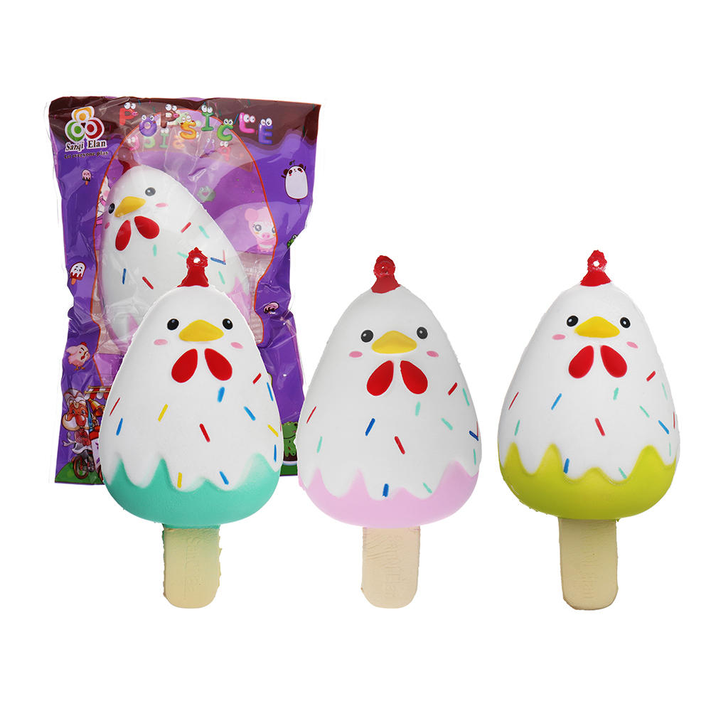 

Sanqi Elan Chick Popsicle Ice-lolly Squishy 12 * 6CM Лицензионный медленный рост Soft Игрушка с упаковкой