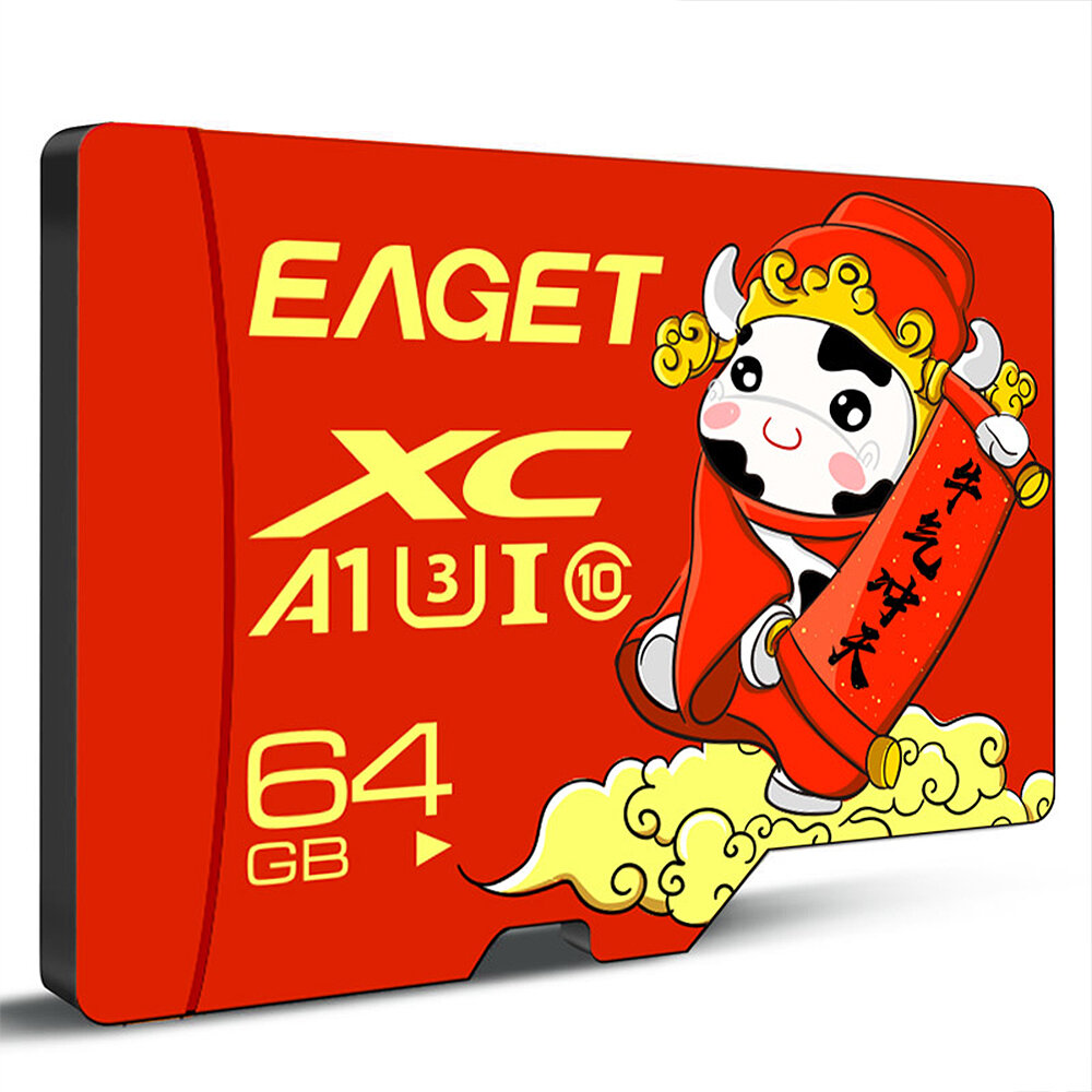 

Игет T1 Высокоскоростная карта памяти TF класса 10 32GB 64GB 128 ГБ Micro SD-карта Flash Смарт-карта для телефона камера