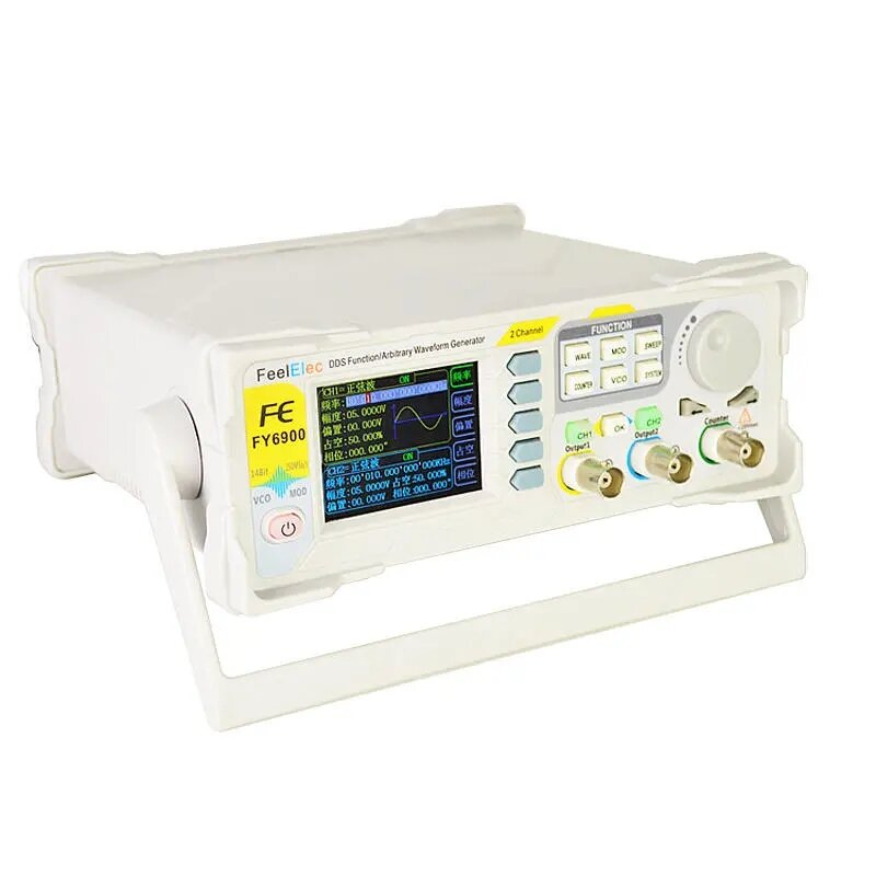 

FY6900 40MHz Dual Channel DDS Function Arbitrary Waveform Signal Generator Pulse Signal Source Frequency Counter Fully N