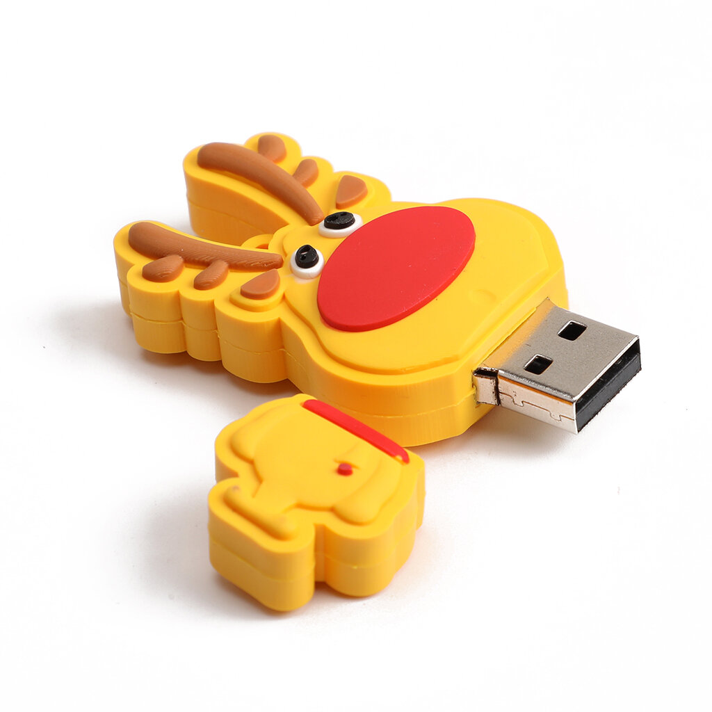 

Рождественский олень USB2.0 Flash Drive Pendrive Cartoon USB Disk Рождественский подарок 16G 32G 64G 128G