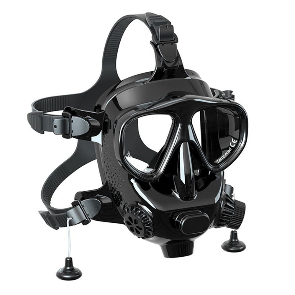 

[EU DIRECT] SMACO M5058 Scuba Diving Full Face Mask Respiratory Masks Diving Equipment Snorkel Masks Underwater Breathin