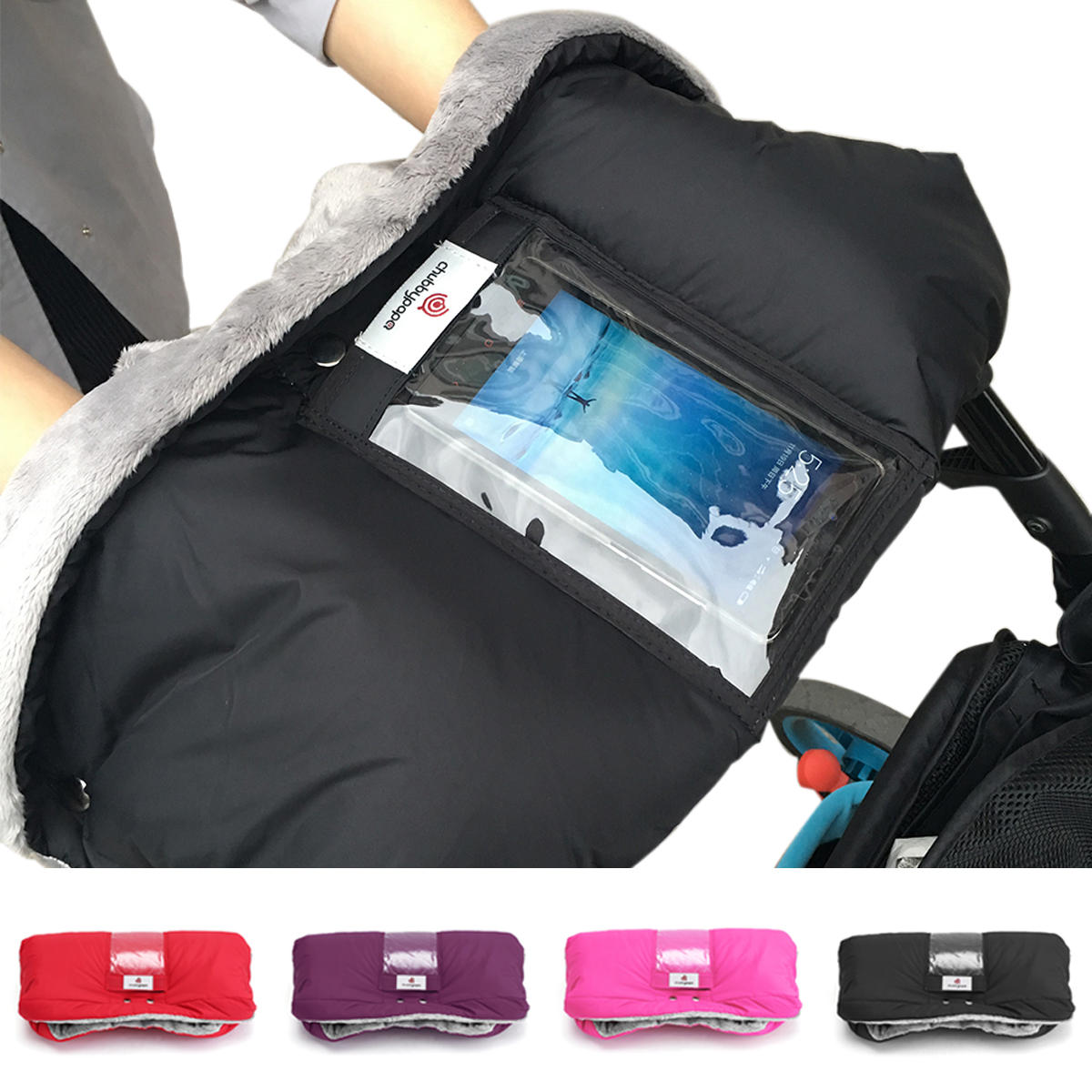 

Перчатка для коляски для младенцев с сенсорным экраном Pocket Pocket Водонепроницаемы