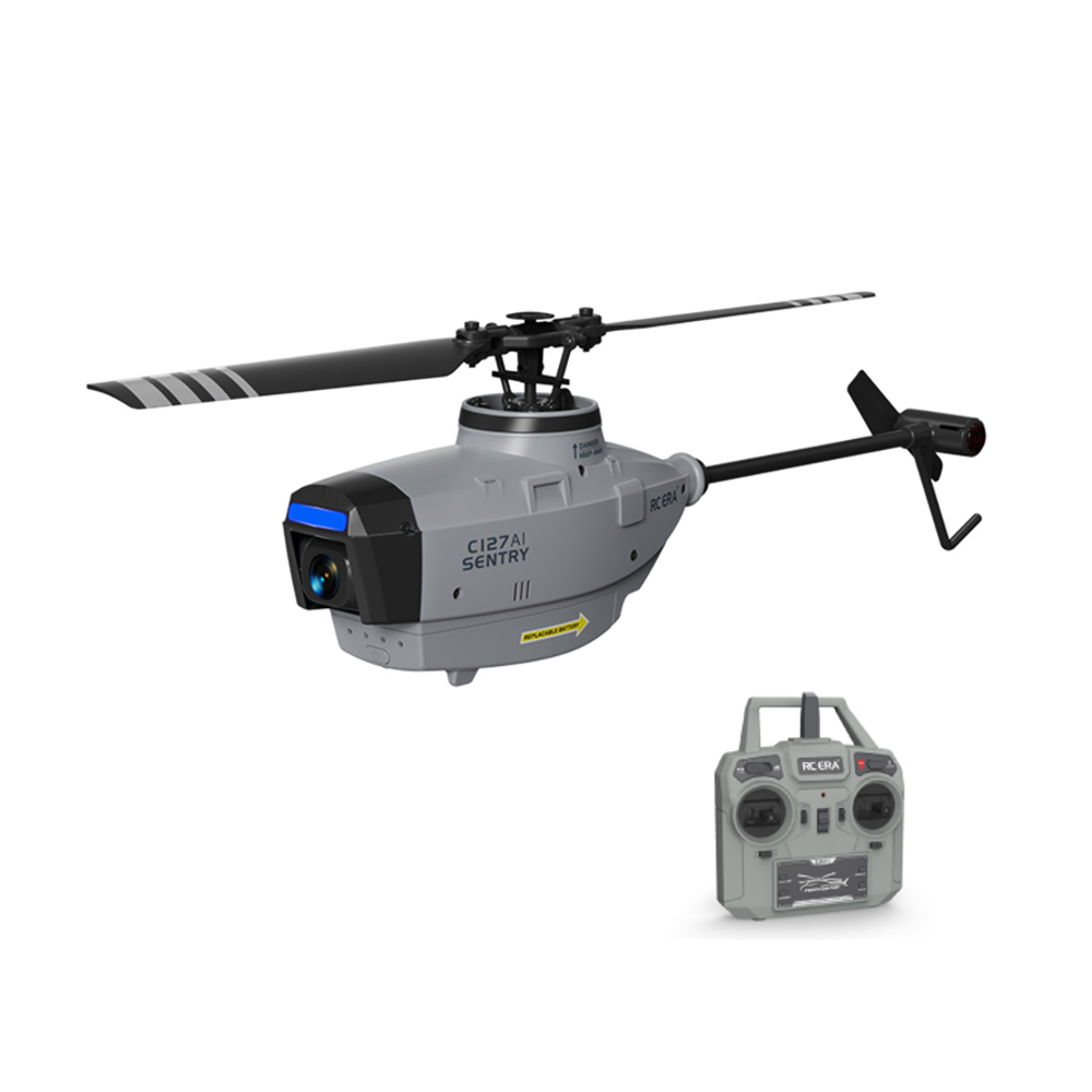 

RC ERA C127AI 2.4G 4CH Brushless 6-Axis Gyro 720P Wide-angle Camera Optical Flow Localization Altitude Hold Flybarless I