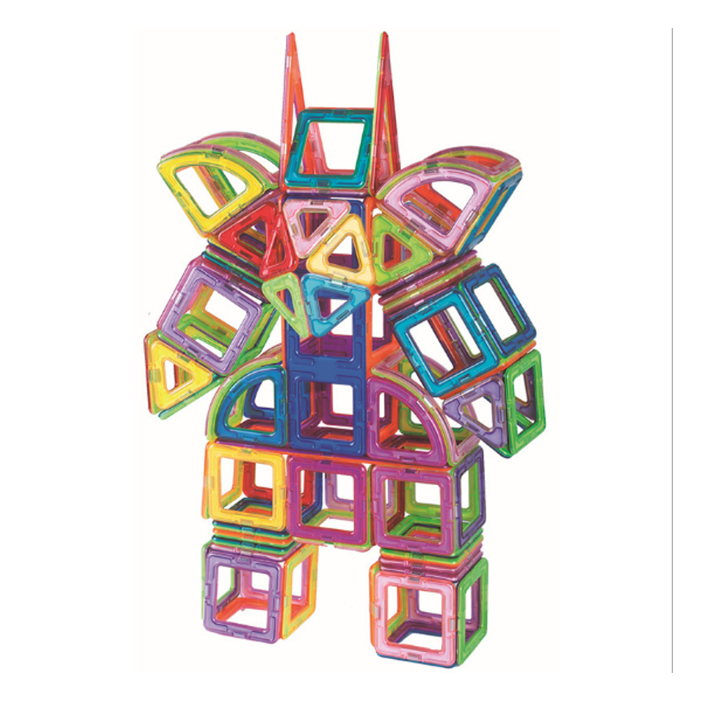 

48/80/102 шт. Магнитный пакет строительных блоков детей раннего образования головоломки разнообразные игрушки