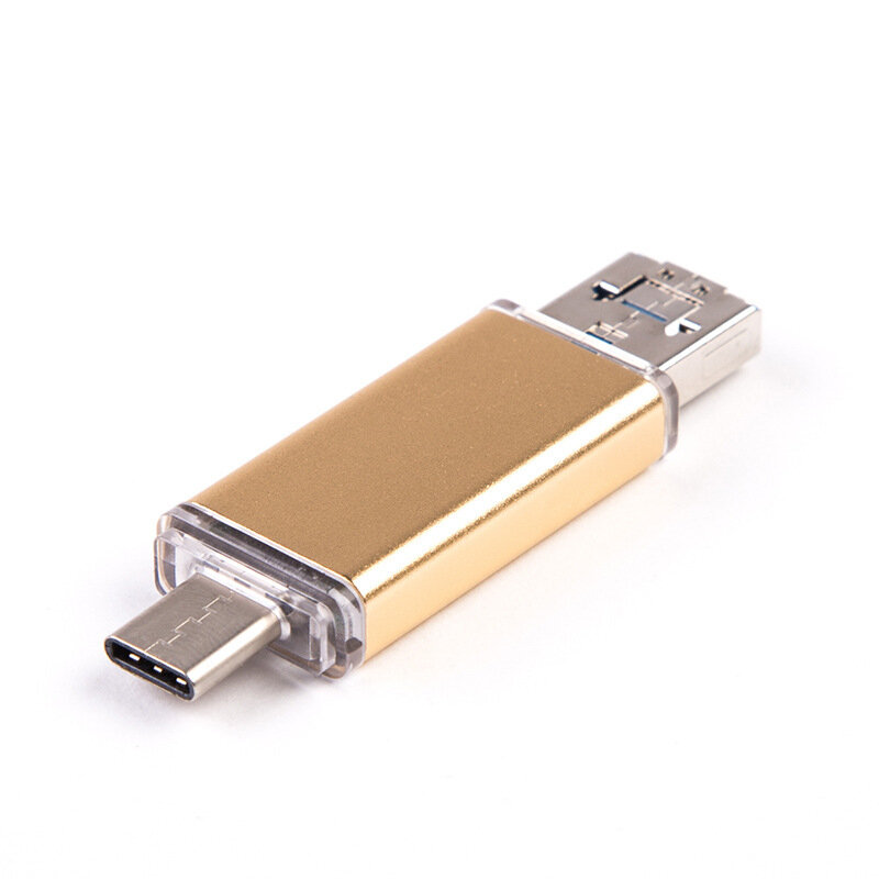 

TV-08 Type-C USB Micro-USB 3-in-1 USB Flash Drive 16GB/32GB/64GB/128GB Pendrive High Speed External USB 3.0 Memory Stora