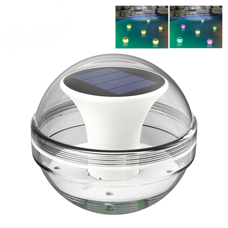 

Swimming Pool Floating Lamp Solar Floating Light Waterproof Outdoor Floating Ball Light Underwater Lamp for Party Yard G