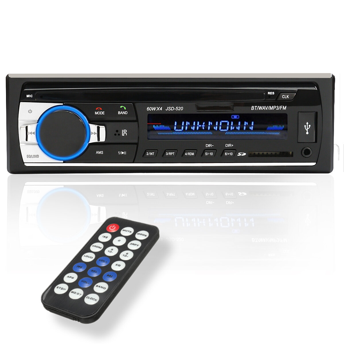 

JSD-520 24 В Авто Стерео Радио MP3-плеер Авто Аудио Bluetooth громкой связи AUX SD USB FM