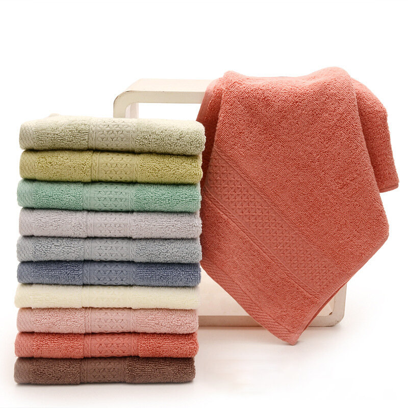 

KC-X2 100% Cotton Solid Bath Towel Fast Drying Soft 10 Colors Thick High Absorbent