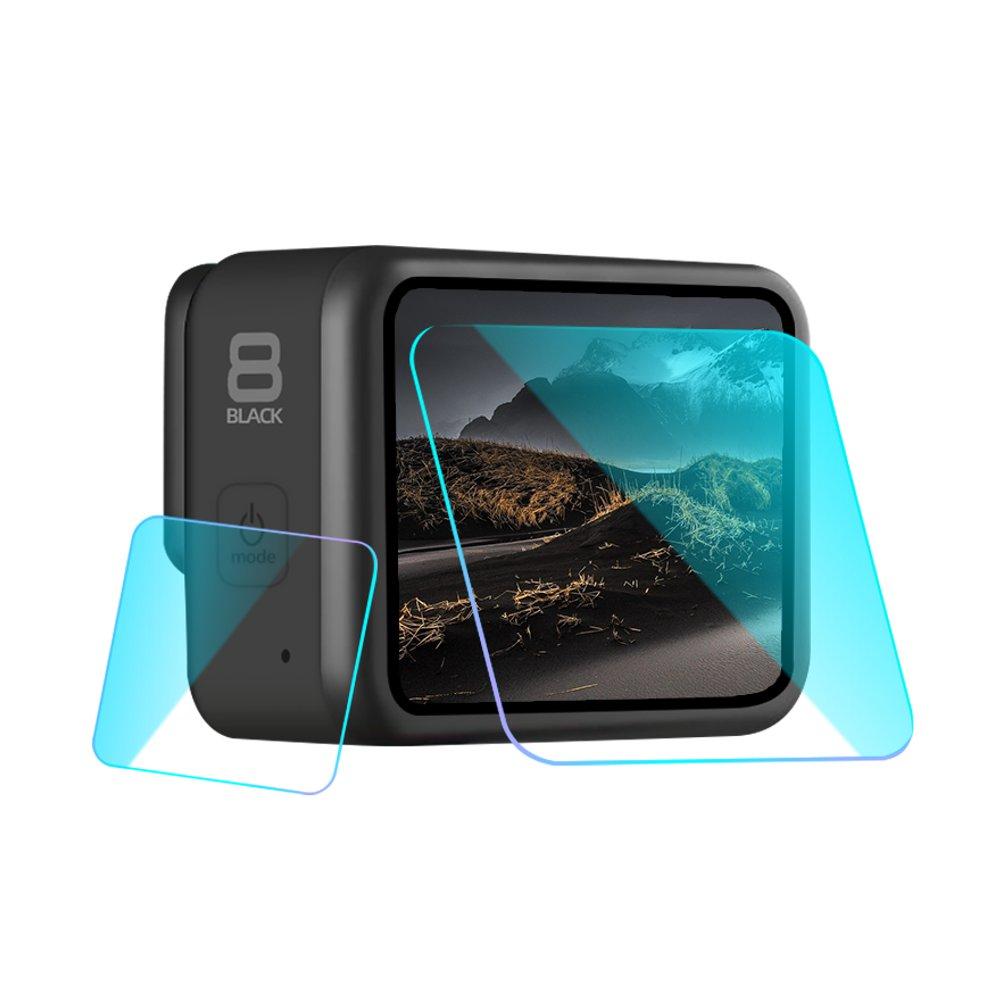 

Прозрачная камера Объектив LCD Дисплей Закаленное стекло Защитная пленка для GoPro HERO 8 Черный FPV камера