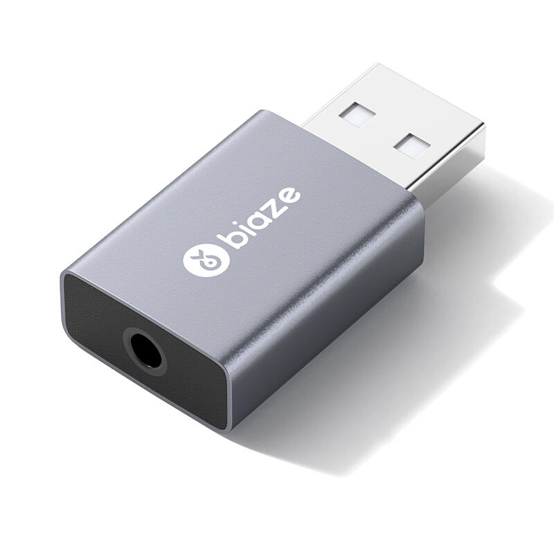 

BIAZE Y27 USB внешняя звуковая карта для наушников Микрофон 2-в-1 адаптер для звуковой карты для ноутбуков компьютера PS