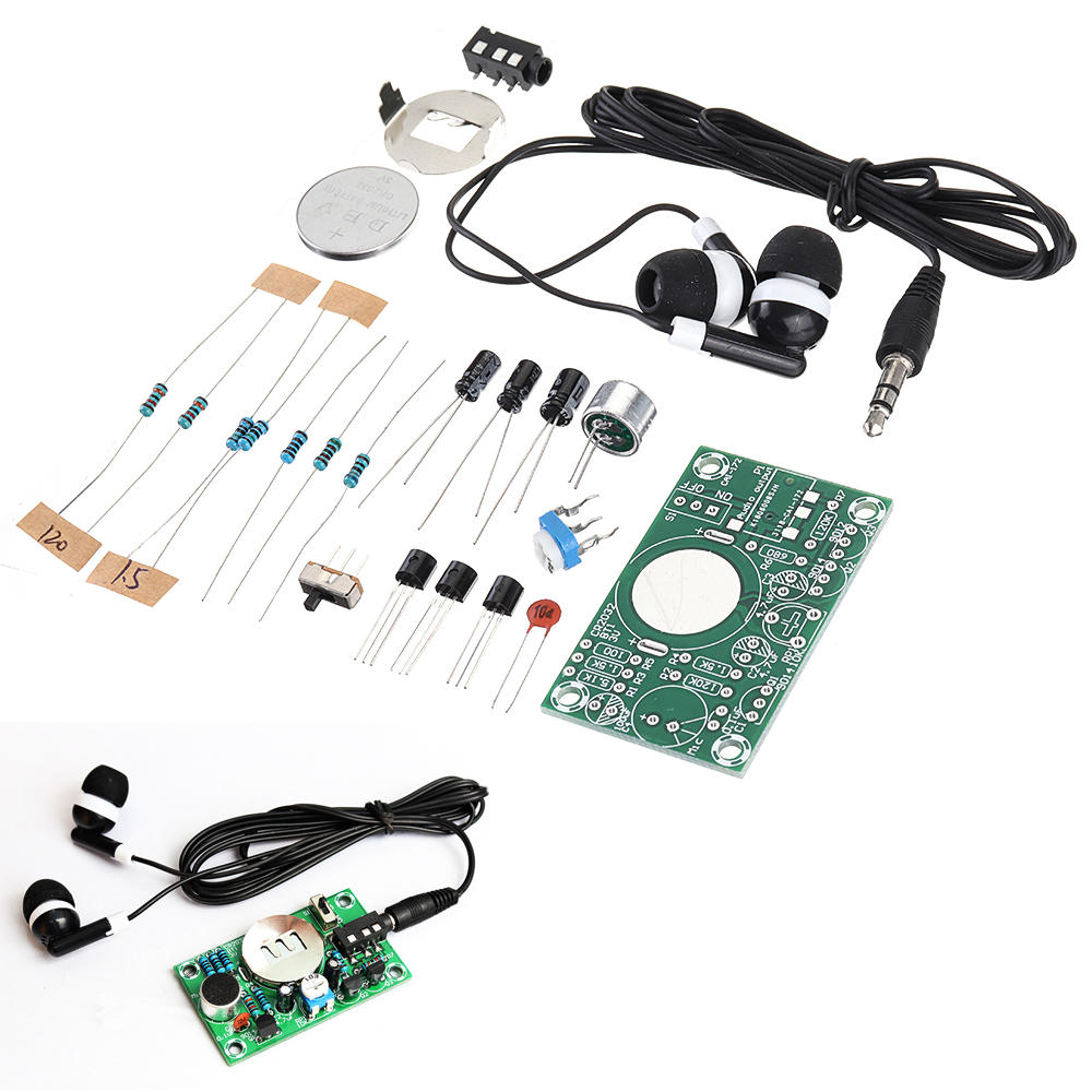 

5pcs DIY Electronic Kit Set Hearing Aid Audio Amplification Amplifier Practice Teaching Competition Electronic DIY Inter