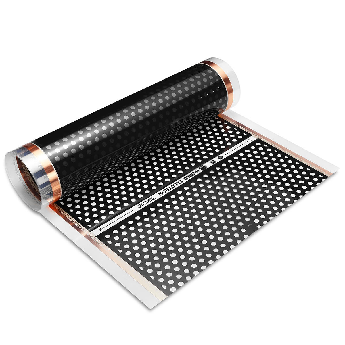 

50-200cm 220W Honeycomb Reticulated Floor Heating Film Infrared Underfloor Film Pads