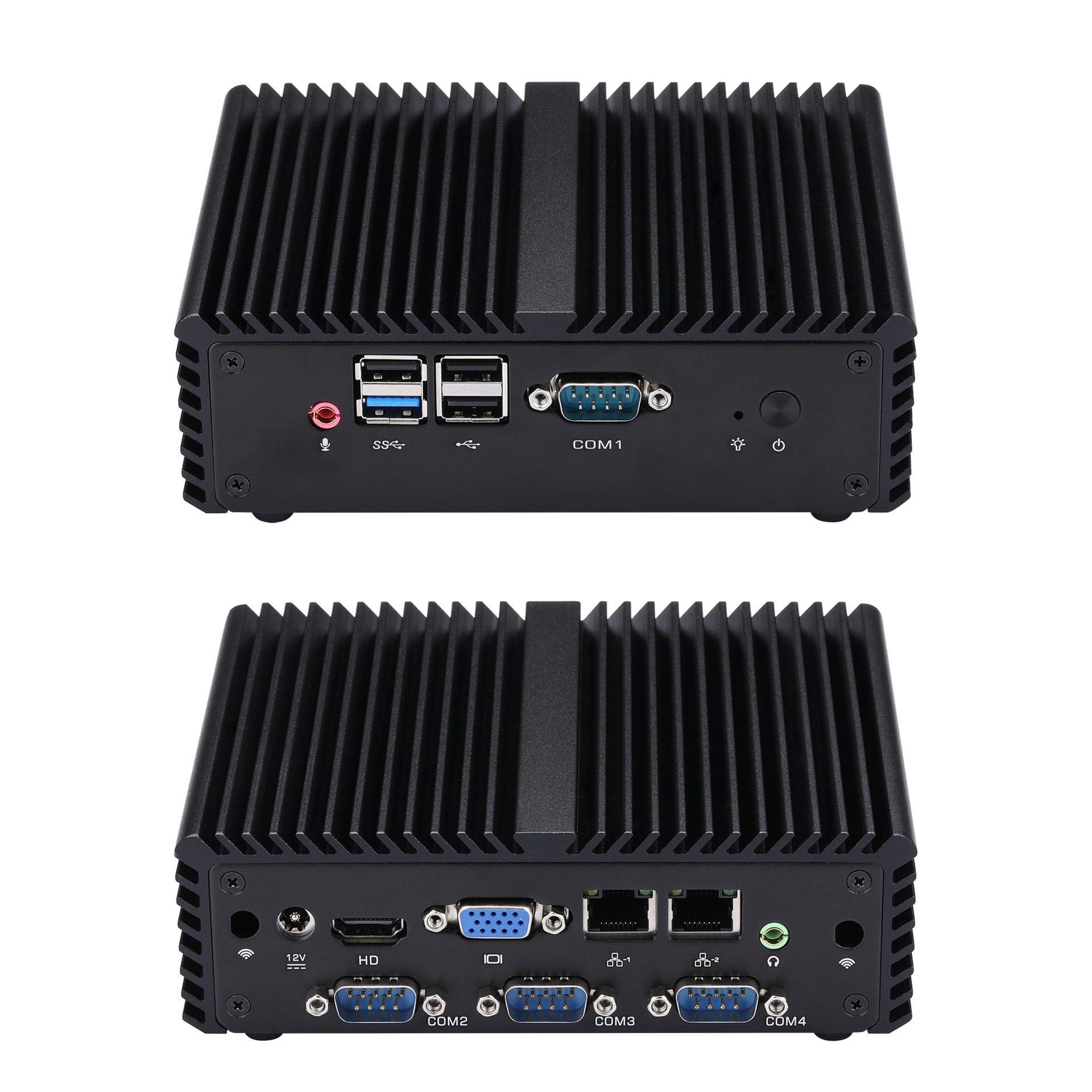 

Настольный мини-ПК Intel Celeron J1900 4 ГБ RAM 64GB SSD с 4COM Quad Core 2–2,41 ГГц Intel HD Графика HDMI VGA Win7 / 8/