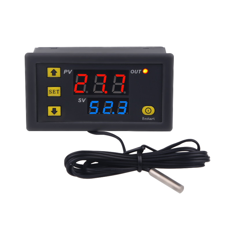 Find 5PCS AC110 220V Temperature Controller Digital Display Thermostat Module Temperature Control Switch Micro Temperature Control Board for Sale on Gipsybee.com with cryptocurrencies