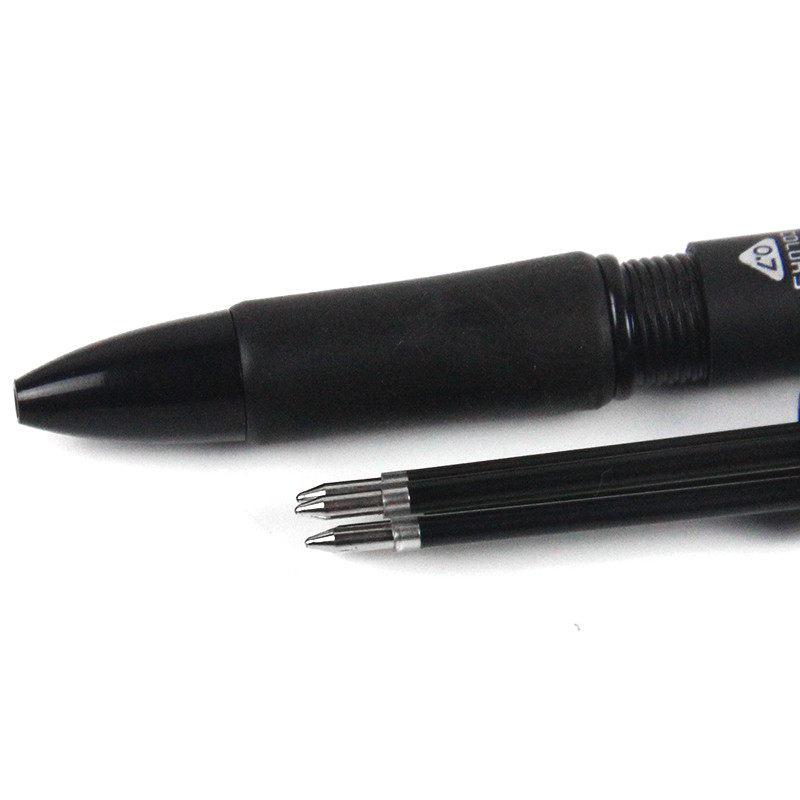 Deli 4 in 1 Colorful Ballpoint Pen 0.7mm Multicolors Press Retractable Ballpoint Pens Multi-Function Pen For School Office—3