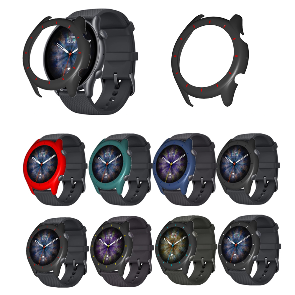 Bakeey Colorful Shockproof Anti-Scratch PC Watch Case Cover for Huami Amazfit GTR3/ Amazfit GTR 3 Pro 1