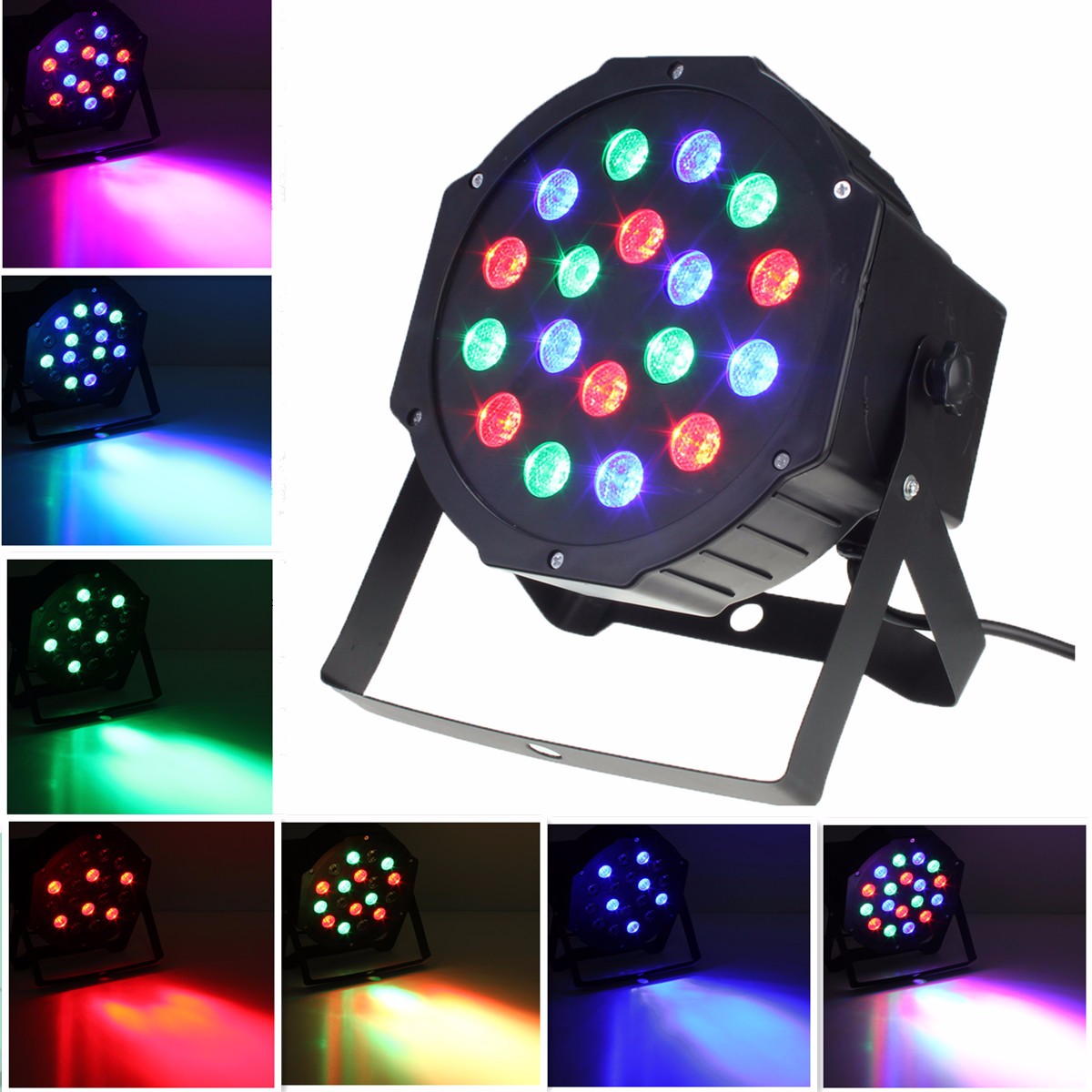 Find SOLMORE 18W DMX 512 RGB LED Par Stage Lighting Party DJ Disco KTV Christmas Projector Light AC110 220V for Sale on Gipsybee.com with cryptocurrencies
