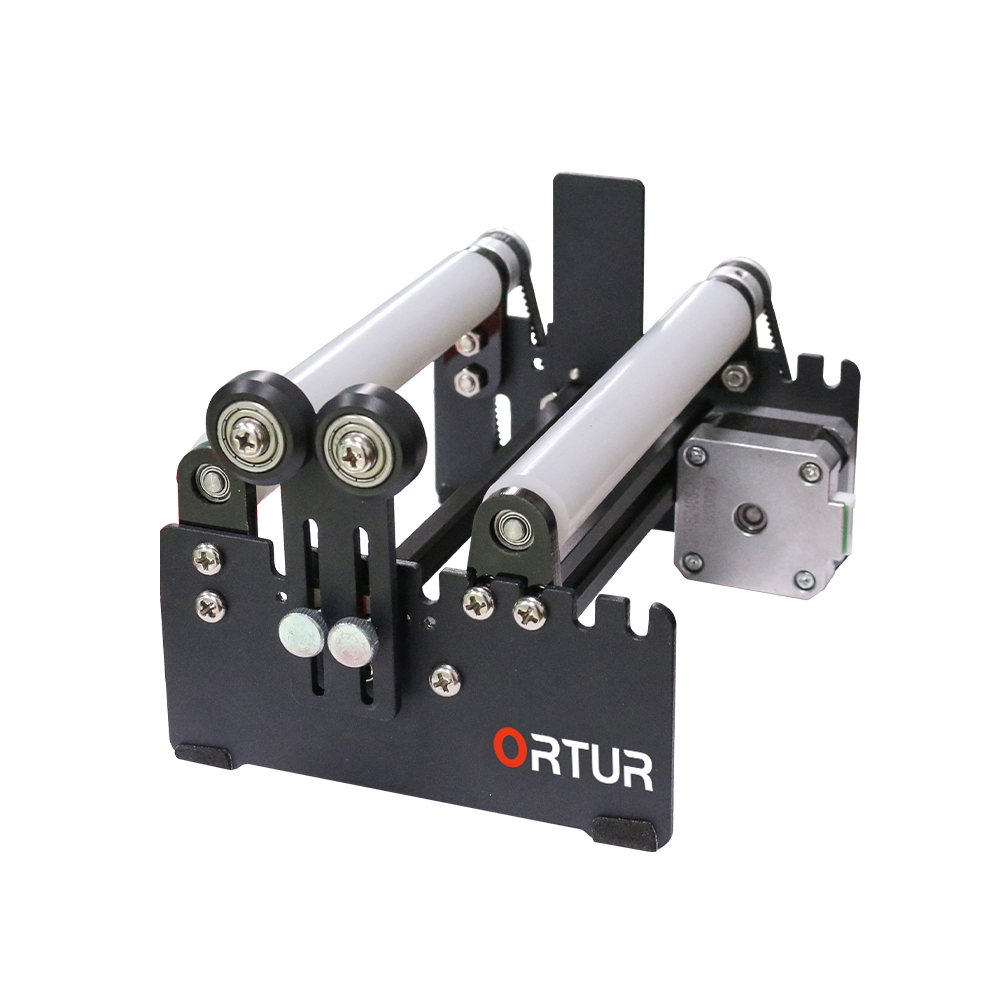 Find ORTUR YRR2 0 Aufero Laser Rotary Roller Z Axis Roller for Cylinder Engraving Cans Cups Bottles 360 Different Angles for Sale on Gipsybee.com with cryptocurrencies
