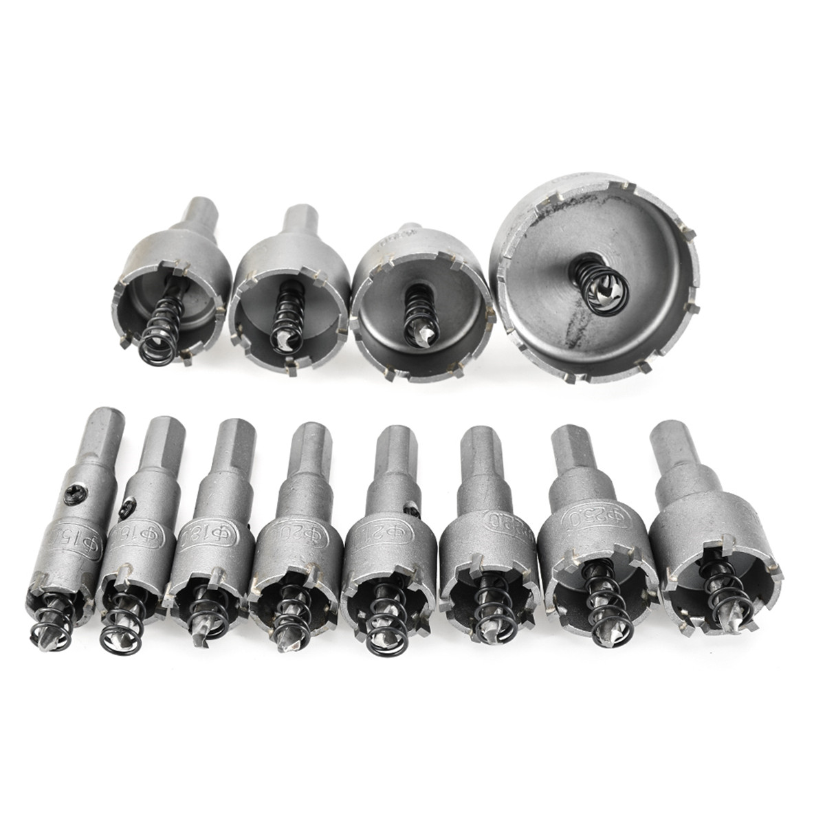 Find Drillpro 12pcs 15mm 50mm Hole Saw Cutter Alloy Drill Bit Set for Wood Metal Cutting for Sale on Gipsybee.com with cryptocurrencies