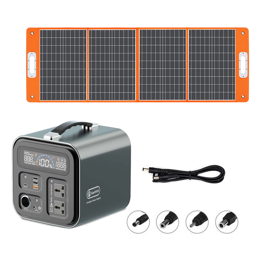 Find EU Direct Flashfish UA550 148800mAh 550Wh 220V 600W Power Station Flashfish TSP 18V 100W Foldable Solar Panel Portable Solar Charger With DC/USB Output for Sale on Gipsybee.com with cryptocurrencies