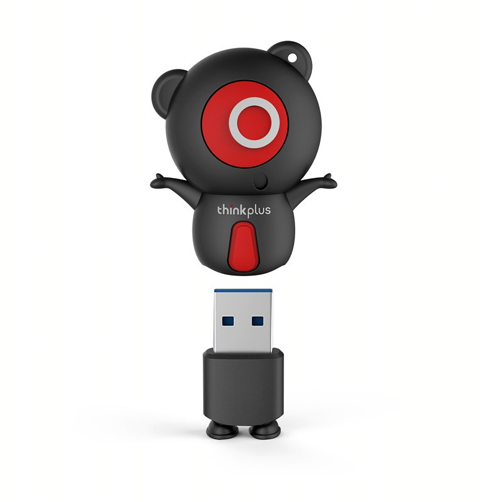 Find Lenovo ThinkPlus Cute USB3 2 Gen1 Flash Drives Small Black Shockproof Thumb Drive 128G 64G 32G Creative High speed U Disk for Sale on Gipsybee.com with cryptocurrencies