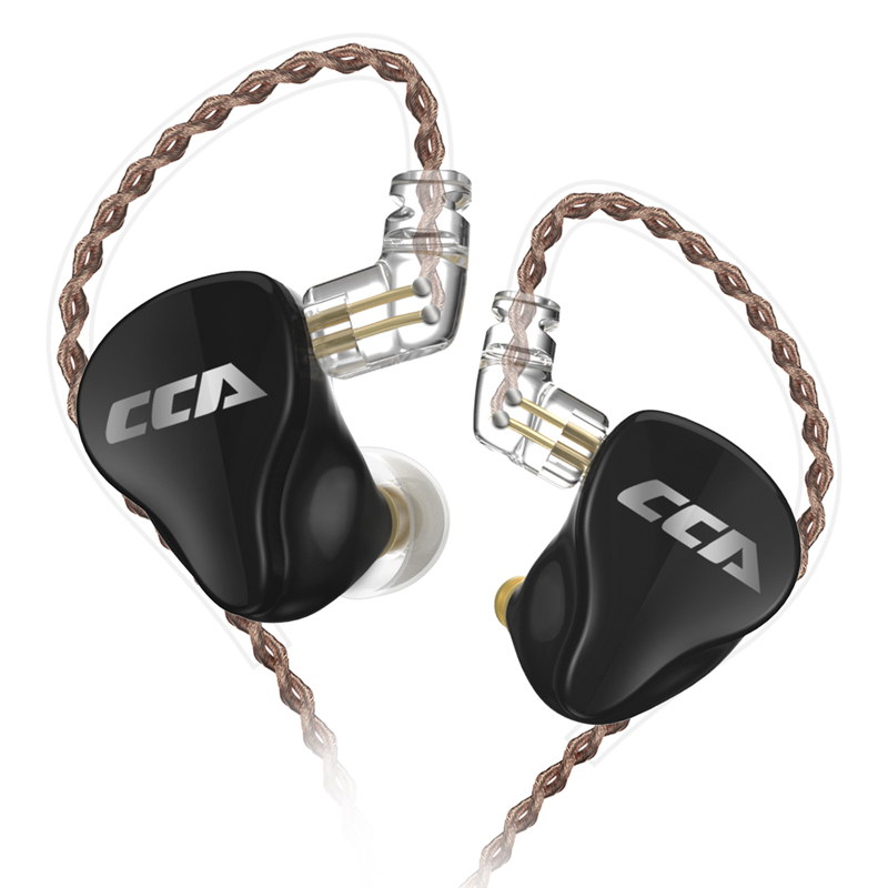 CCA CA16 3.5mm Wired Earphones 16 Drivers 7BA+1DD In Ear Earphone Hifi DJ Monitor Music Stereo Earbuds Headphone 1
