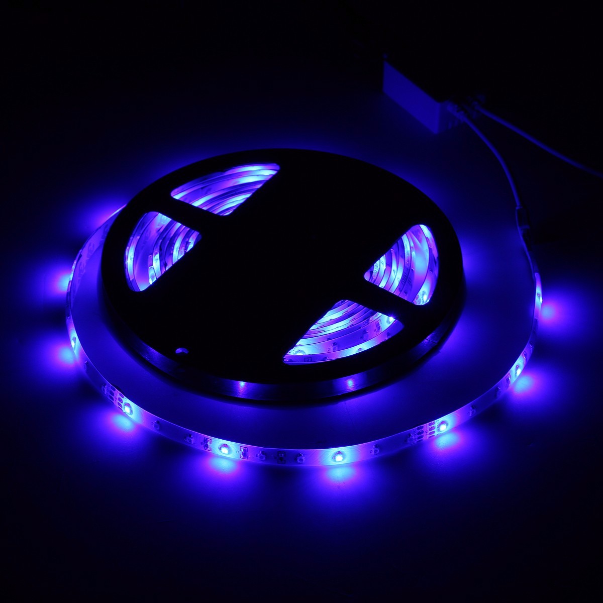 Find 5M 3528 SMD 300LED RGB Waterproof Flexible Strip Light 44 keys Remote Control EU Plug DC12V for Sale on Gipsybee.com with cryptocurrencies