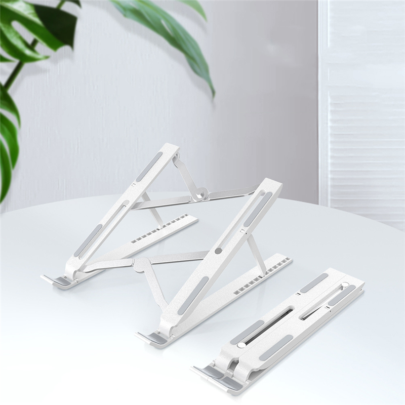 Find Folding Laptop Stand Foldable Portable Base ABS Heat Dissipation 12 Gear Adjustable Computer Elevated Bracket for Sale on Gipsybee.com with cryptocurrencies